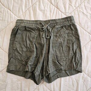 Old Navy Tie-Waist Shorts Women's S (Green)